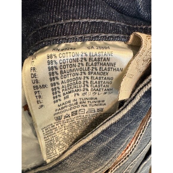 Diesel Safado Regular Slim Straight Jeans Size 30 Medium Wash Stretch Denim Pre- - Picture 9 of 9